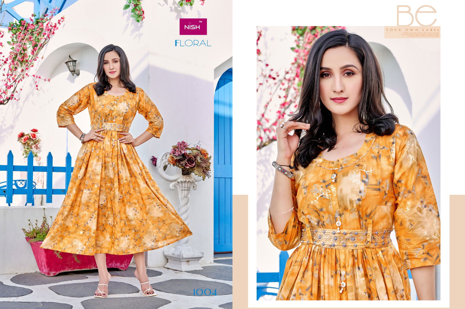 Floral By Nish 1001 To 1008 Designer Kurtis Catalog